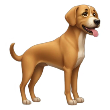 Chat sur un chien  sticker