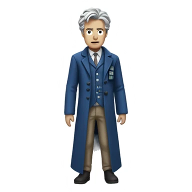 Doctor who with the TARDIS sticker