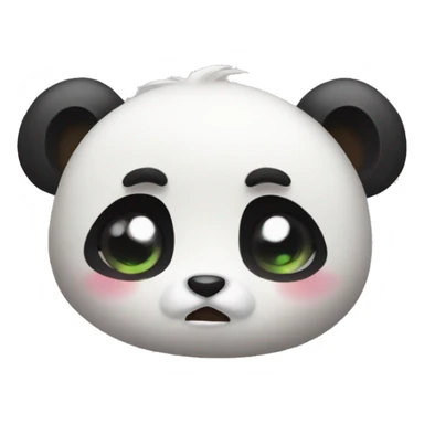 Cry panda cute love sticker
