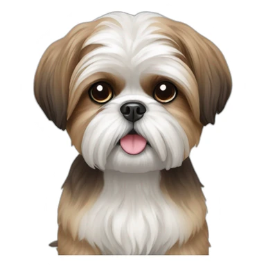 Dog Shih Tzu full-height sticker