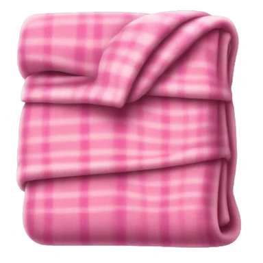 Pink blanket folded  sticker