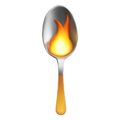 Spoon over lighter  sticker