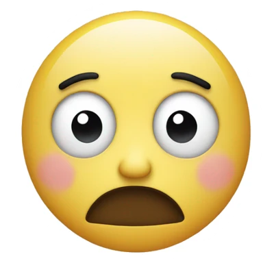 Smiley with questioning side eyes sticker