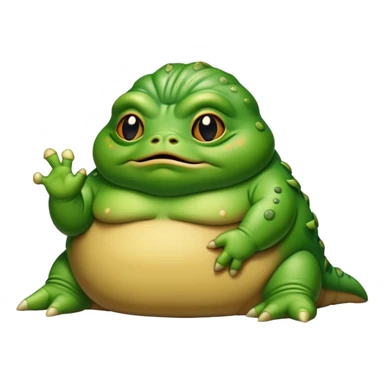 Jabba The Hutt Slug sticker