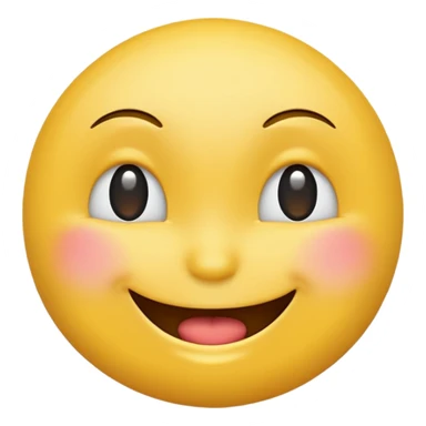 winking face emoji, playful expression sticker