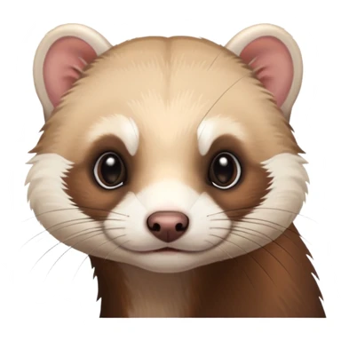 curious ferret sticker
