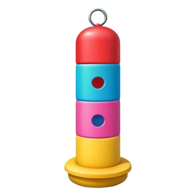 colorful pool green yellow red blue pink buoy sticker