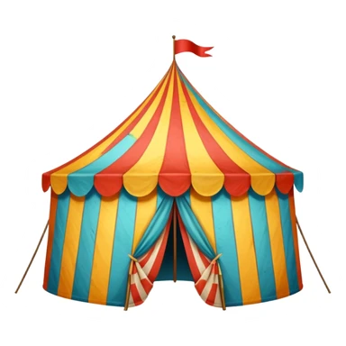 carnival tent sticker