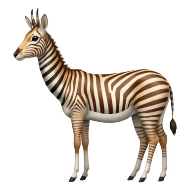 Zebra-antelope-gazelle-hybrid, full body sticker