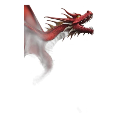 Dragon flying over Marina Bay sands  sticker