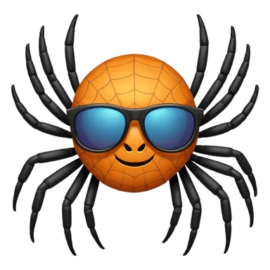 Spider with sunglasses  sticker
