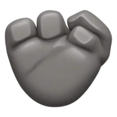 Main rock et doigt croisé sticker