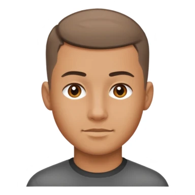 crew cut shorter hair sticker