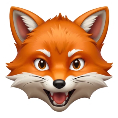 Angry Fox emoji sticker