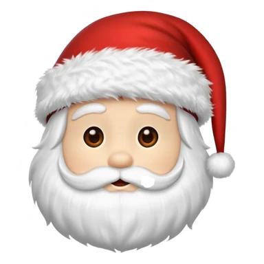 Santa hat emoji sticker