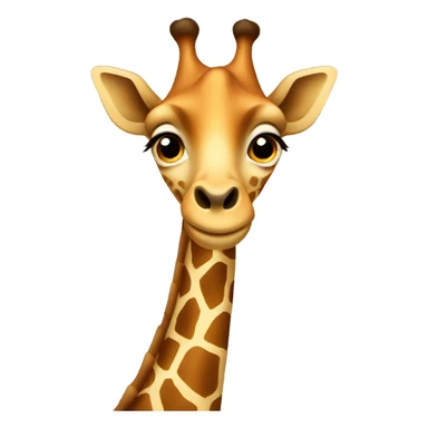 Girrafe with a short neck sticker