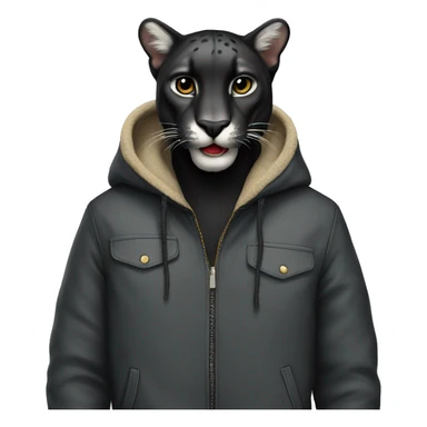 black puma with jacket sticker