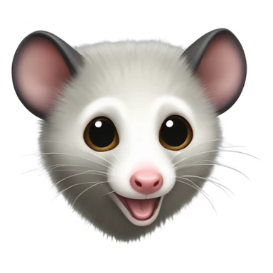 american opossum  sticker
