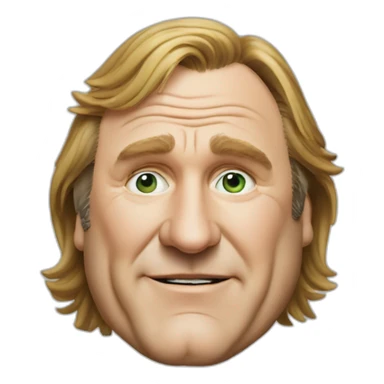 Gérard Depardieu ivre sticker