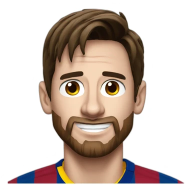 messi barcelona sticker