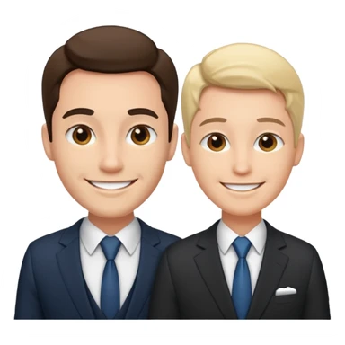 business meeting CEO / customer sticker