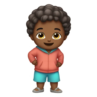 Cute baby boy sticker