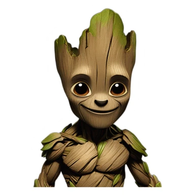 groot like stitch sticker