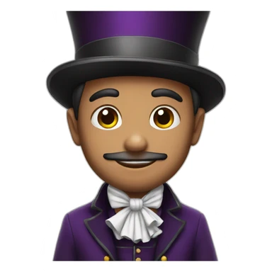 cute magician sticker