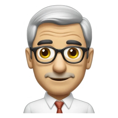 Mister Bean innovation consultant wearing glasses sticker