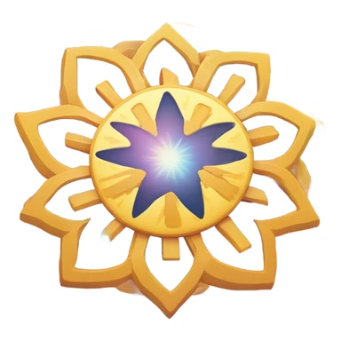 Symbol for universal positive energy  sticker
