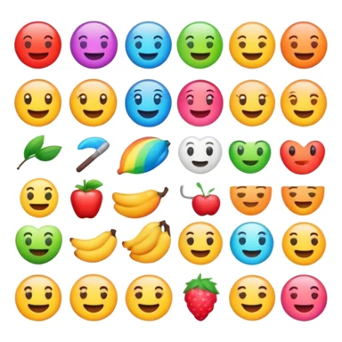 iOS 18 emoji aesthetics  sticker