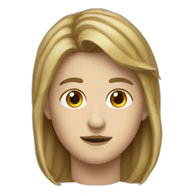 Glatzkopf mit vollbart sticker