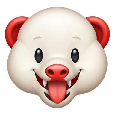 Emogi de confirmado con logo de una carniseca, nombre de la carnicería Ayady sticker