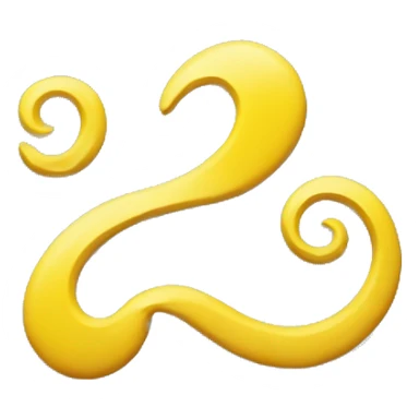 Yellow waning moon quarter along with a white infinity symbol sticker