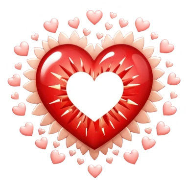 heart exploding with love sticker