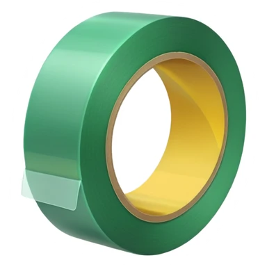 emoji of light green tape sticker