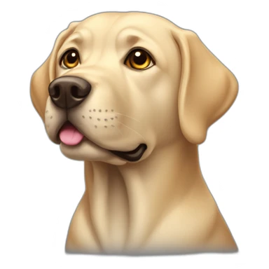 Labrador de toalha  sticker