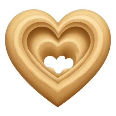 beach themed heart sticker