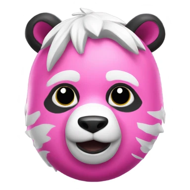 Fortnite pink panda skin sticker