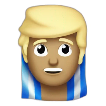 trans flag donald trump sticker