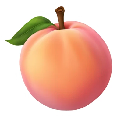 Pink shaved peach sticker