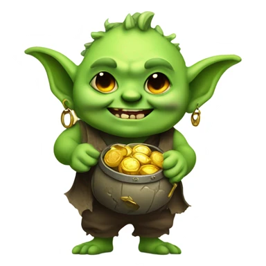 Tummy goblin sticker