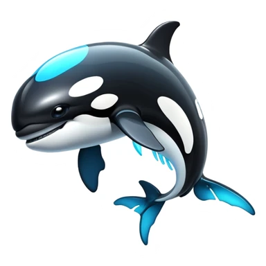 orca  cyborg sticker