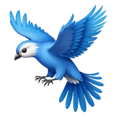 pájaro volando sticker