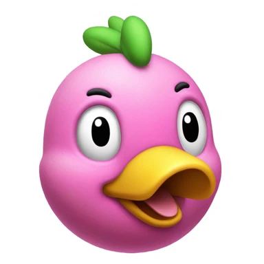 Birdo from mario kart sticker