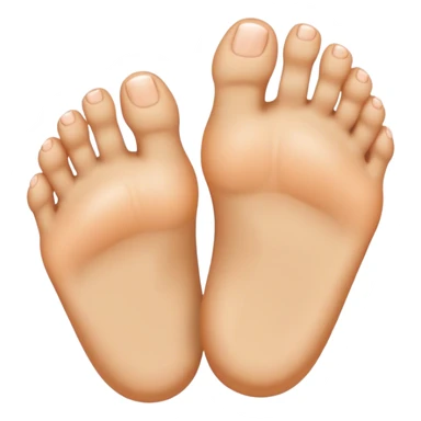 Toes crossing sticker