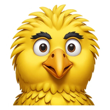 Big bird from Sesame Street sticker