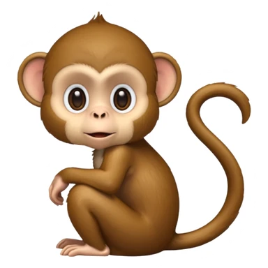 Monkey sticker
