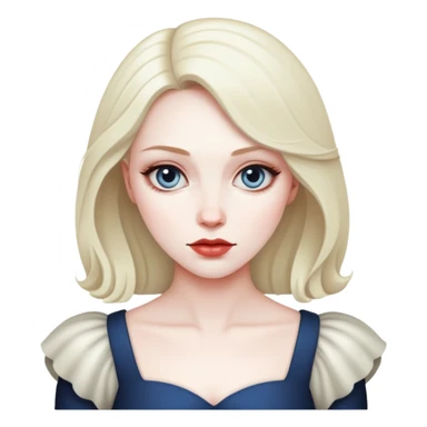 Lady crashing out dramatically  sticker