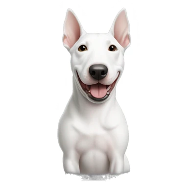 grey var with a bullterrier beside sticker